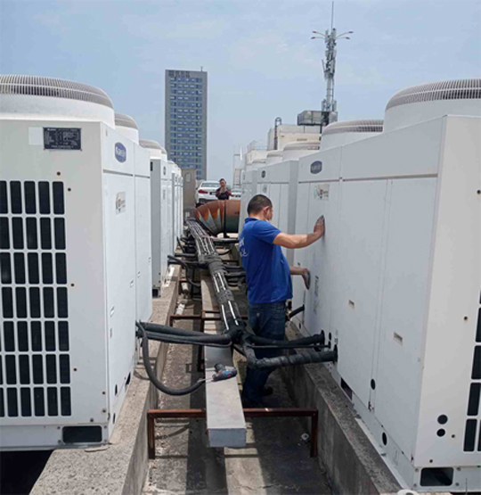 新北中央空调制热和不制冷系统维修方法